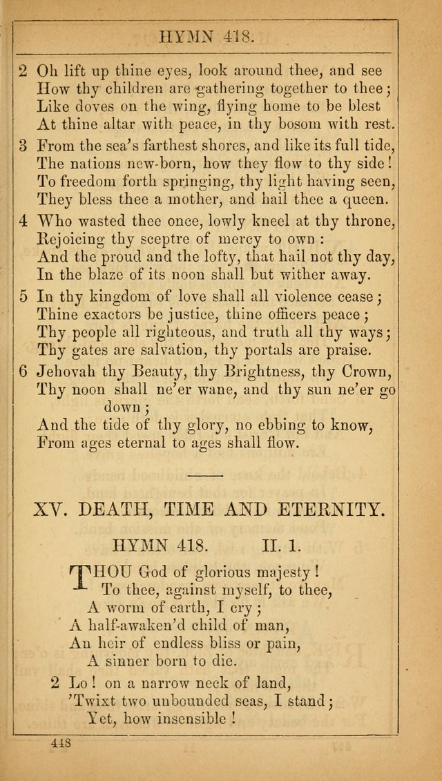 The Lecture-Room Hymn-Book: containing the psalms and hymns of the book of common prayer, together with a choice selection of additional hymns, and an appendix of chants and tunes... page 462