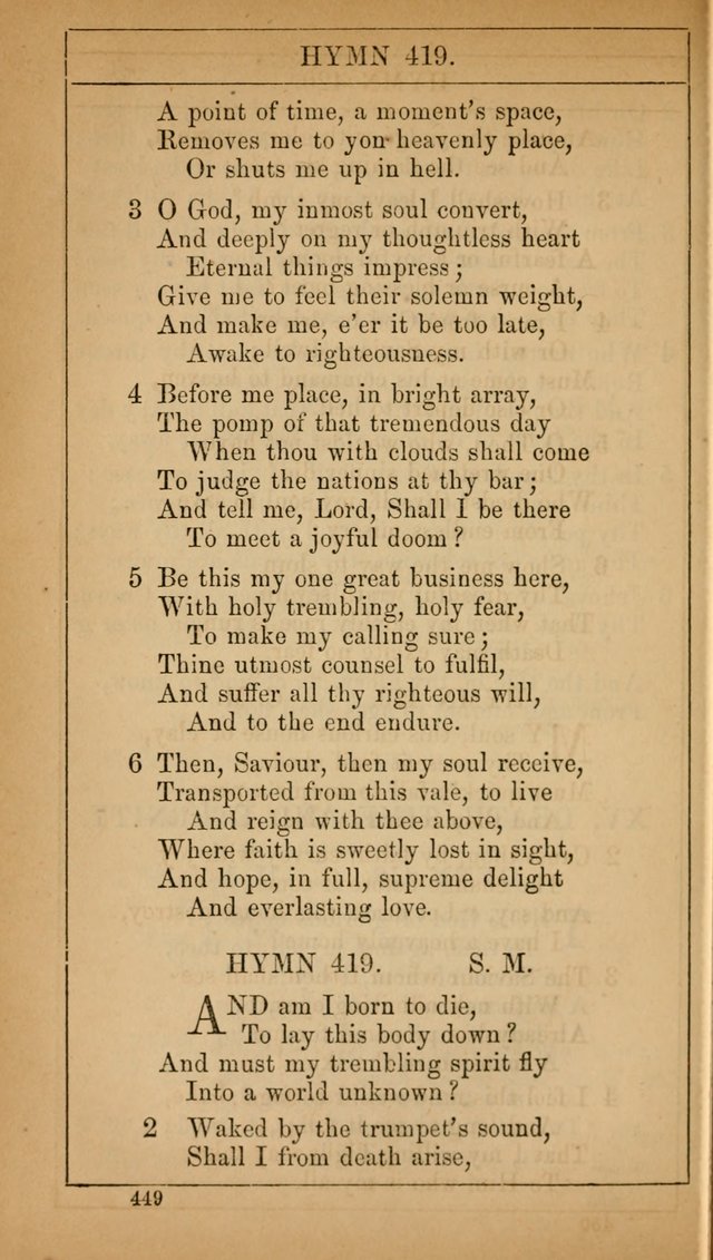 The Lecture-Room Hymn-Book: containing the psalms and hymns of the book of common prayer, together with a choice selection of additional hymns, and an appendix of chants and tunes... page 463