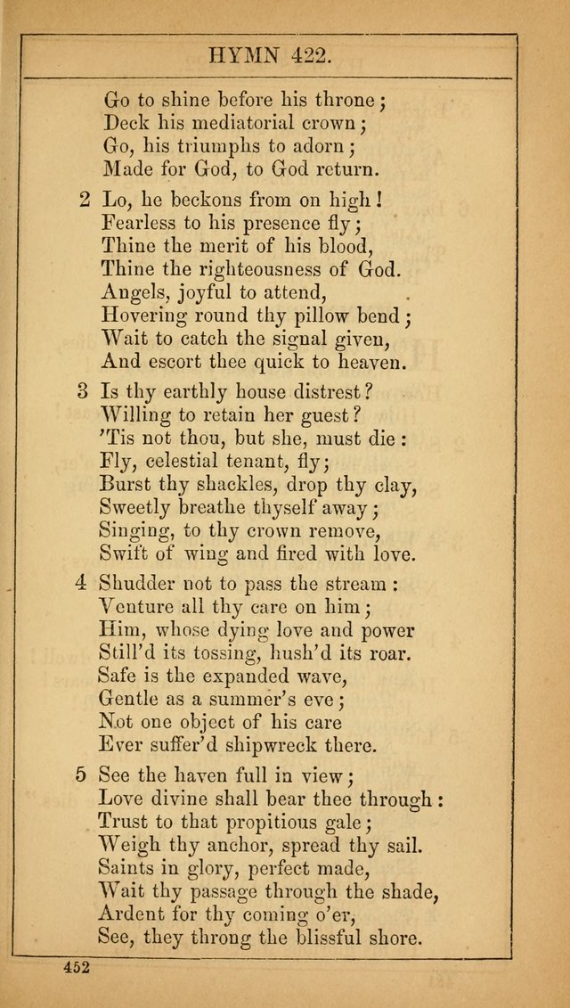 The Lecture-Room Hymn-Book: containing the psalms and hymns of the book of common prayer, together with a choice selection of additional hymns, and an appendix of chants and tunes... page 466