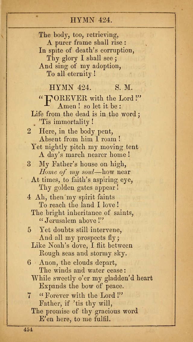 The Lecture-Room Hymn-Book: containing the psalms and hymns of the book of common prayer, together with a choice selection of additional hymns, and an appendix of chants and tunes... page 468