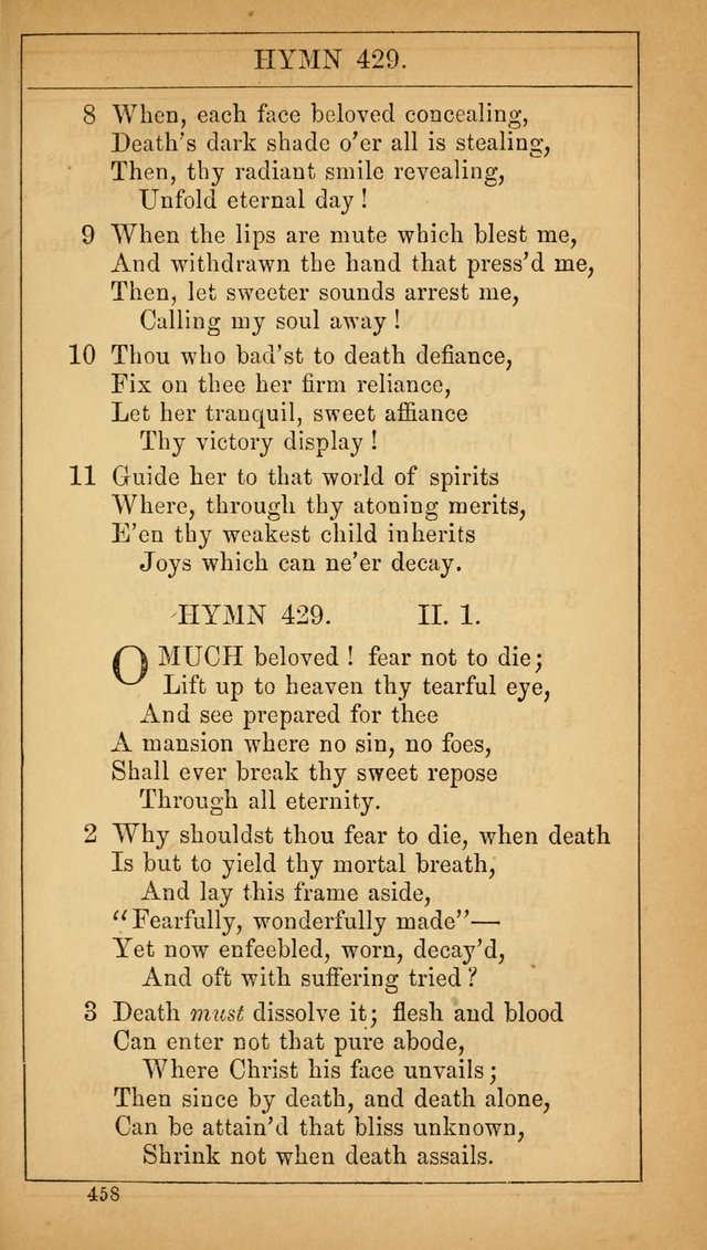 The Lecture-Room Hymn-Book: containing the psalms and hymns of the book of common prayer, together with a choice selection of additional hymns, and an appendix of chants and tunes... page 472