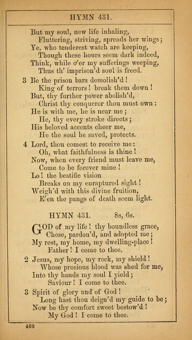 The Lecture-Room Hymn-Book: containing the psalms and hymns of the book of common prayer, together with a choice selection of additional hymns, and an appendix of chants and tunes... page 474