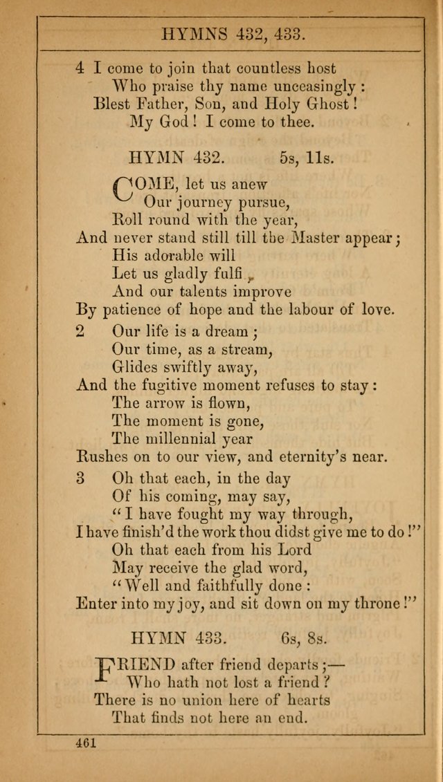 The Lecture-Room Hymn-Book: containing the psalms and hymns of the book of common prayer, together with a choice selection of additional hymns, and an appendix of chants and tunes... page 475