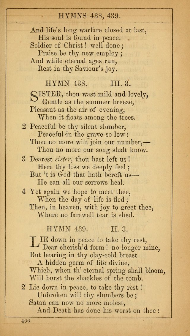 The Lecture-Room Hymn-Book: containing the psalms and hymns of the book of common prayer, together with a choice selection of additional hymns, and an appendix of chants and tunes... page 480