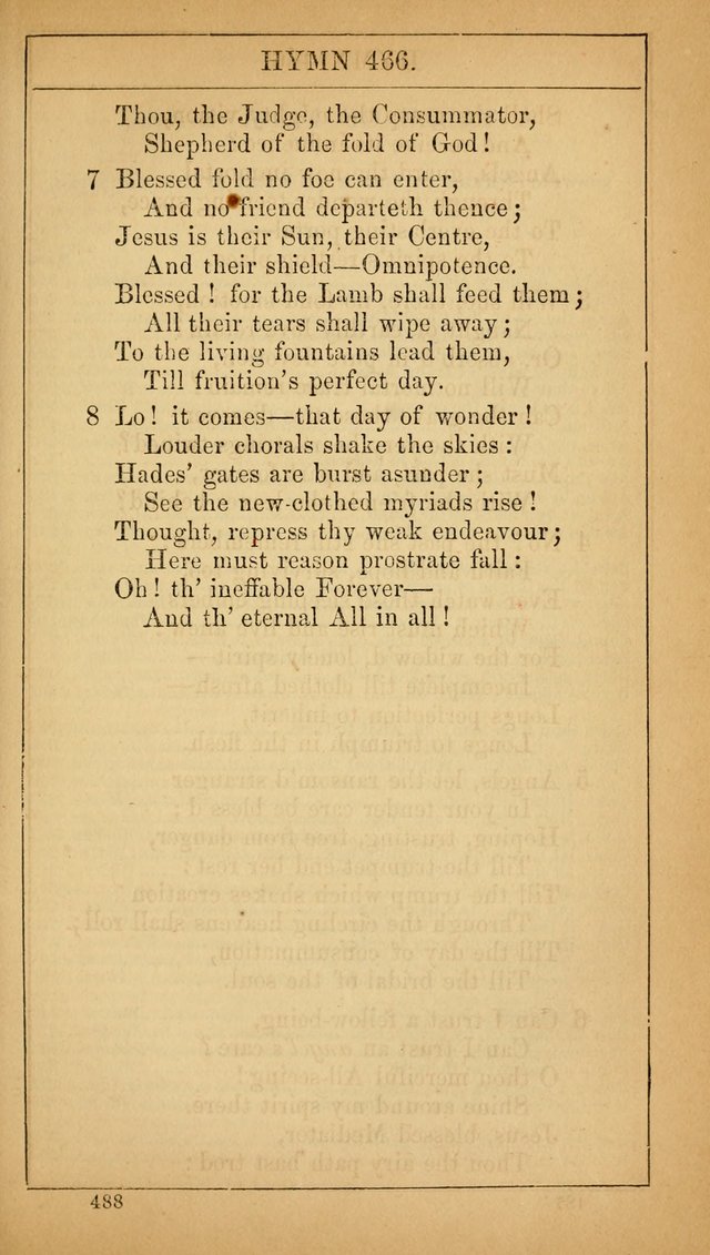 The Lecture-Room Hymn-Book: containing the psalms and hymns of the book of common prayer, together with a choice selection of additional hymns, and an appendix of chants and tunes... page 502