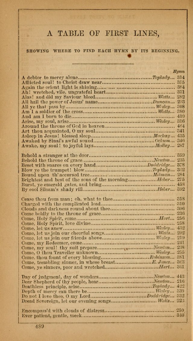 The Lecture-Room Hymn-Book: containing the psalms and hymns of the book of common prayer, together with a choice selection of additional hymns, and an appendix of chants and tunes... page 503