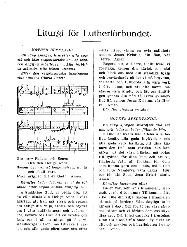 Lutherförbundets Sångbok page iii