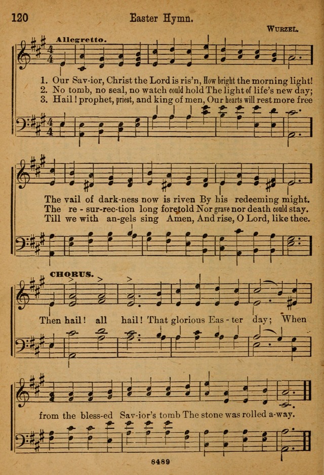 Little Sacred Songs: for Little Singers of the primary department of the Sunday school, and for Kindergartens and the home page 120