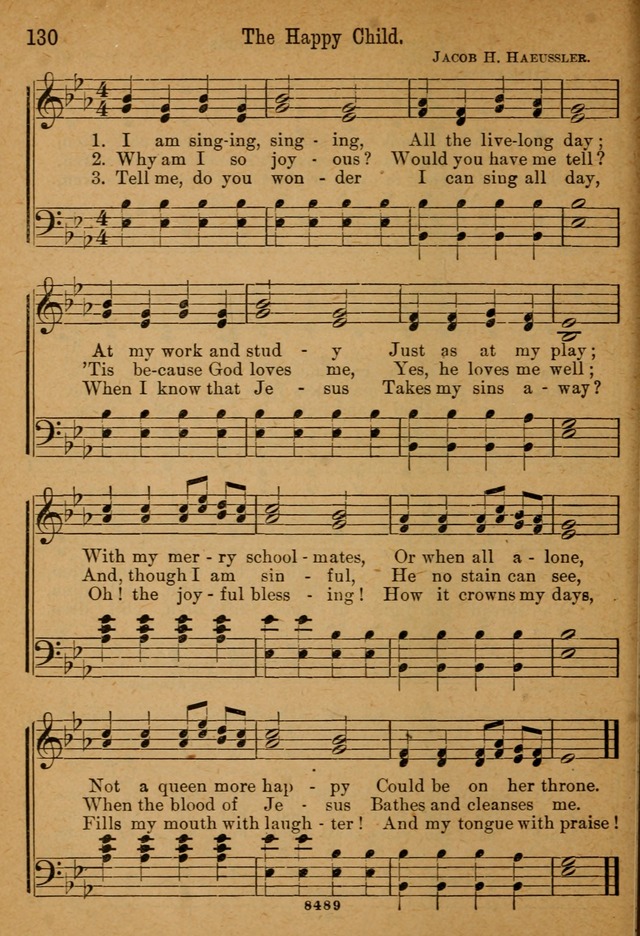 Little Sacred Songs: for Little Singers of the primary department of the Sunday school, and for Kindergartens and the home page 130