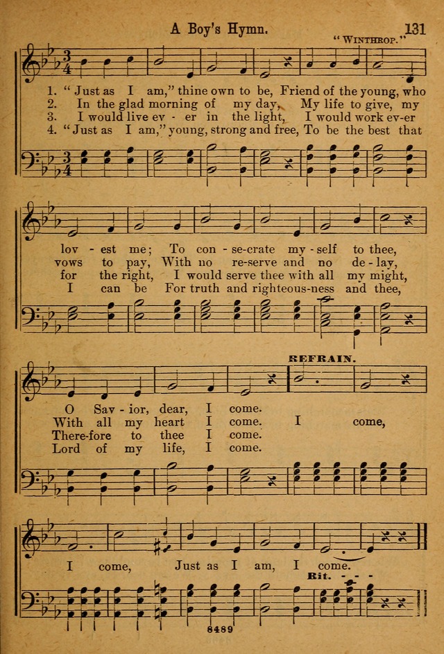 Little Sacred Songs: for Little Singers of the primary department of the Sunday school, and for Kindergartens and the home page 131