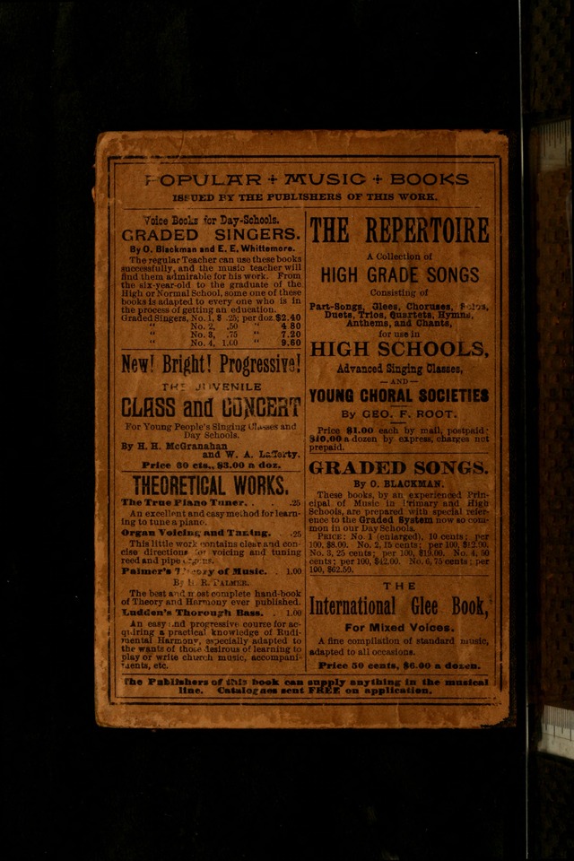 Little Sacred Songs: for Little Singers of the primary department of the Sunday school, and for Kindergartens and the home page 166