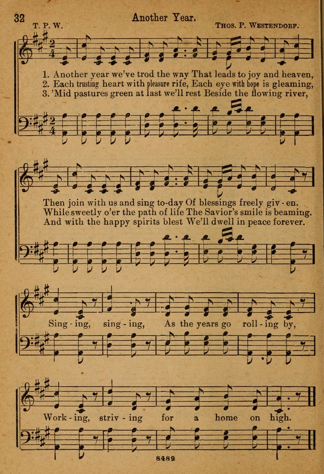 Little Sacred Songs: for Little Singers of the primary department of the Sunday school, and for Kindergartens and the home page 32