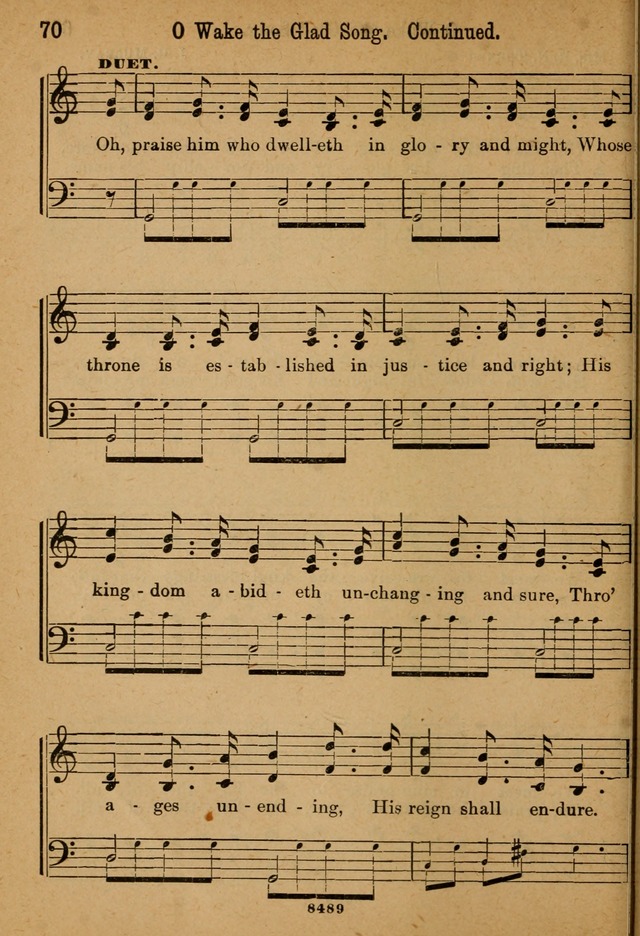 Little Sacred Songs: for Little Singers of the primary department of the Sunday school, and for Kindergartens and the home page 70