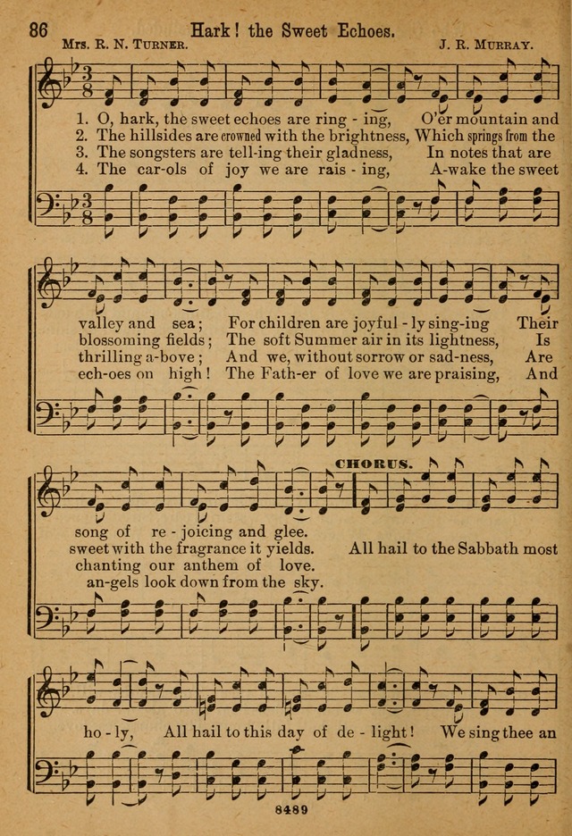 Little Sacred Songs: for Little Singers of the primary department of the Sunday school, and for Kindergartens and the home page 86