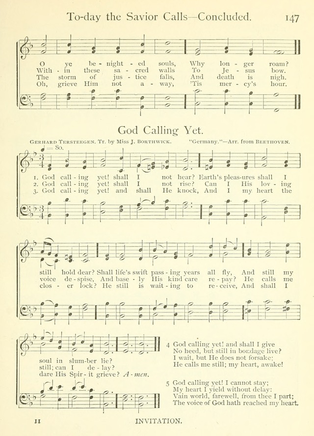 Life-Time Hymns: a collection of old and new hymns of the Christian Church page 155