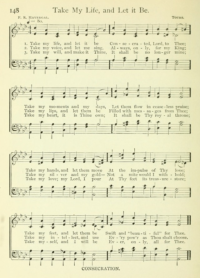 Life-Time Hymns: a collection of old and new hymns of the Christian Church page 156