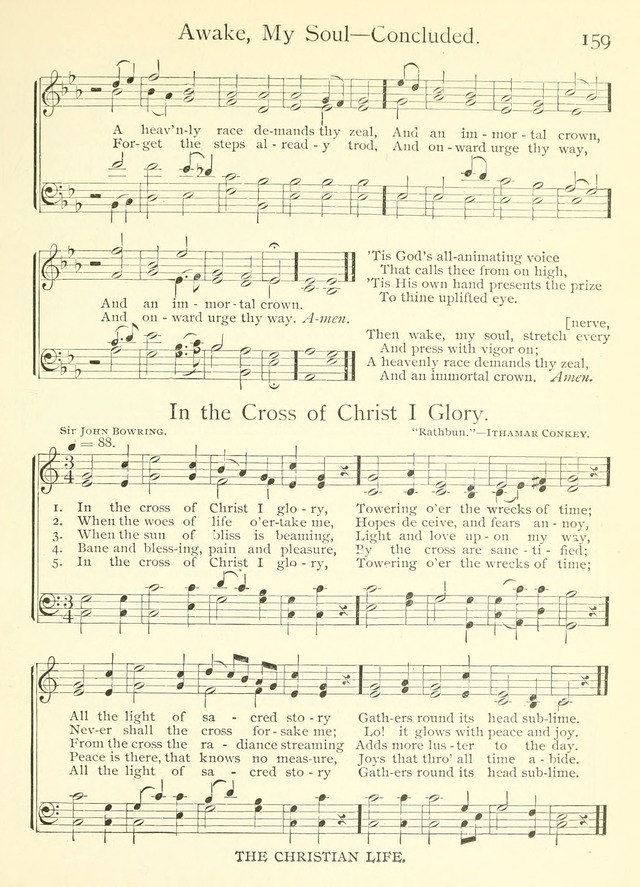 Life-Time Hymns: a collection of old and new hymns of the Christian Church page 167