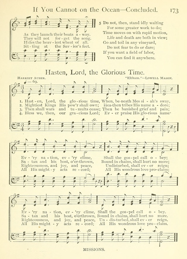 Life-Time Hymns: a collection of old and new hymns of the Christian Church page 181