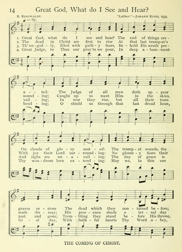 Life-Time Hymns: a collection of old and new hymns of the Christian Church page 22