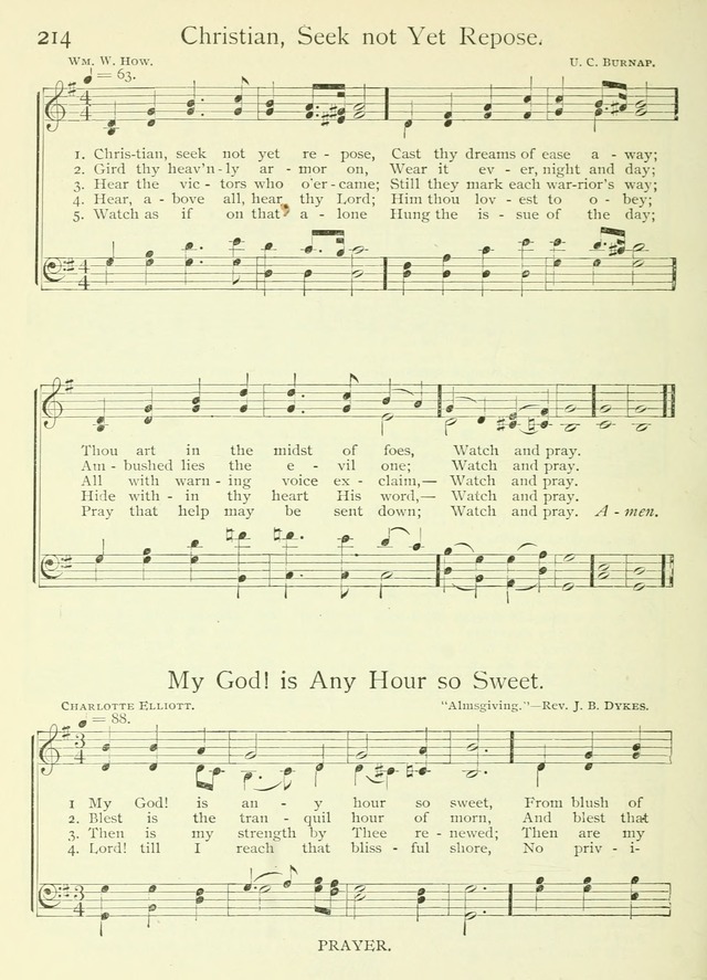 Life-Time Hymns: a collection of old and new hymns of the Christian Church page 222