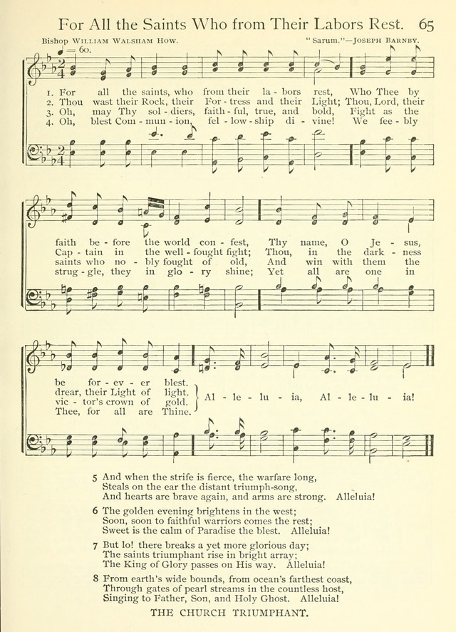 Life-Time Hymns: a collection of old and new hymns of the Christian Church page 73