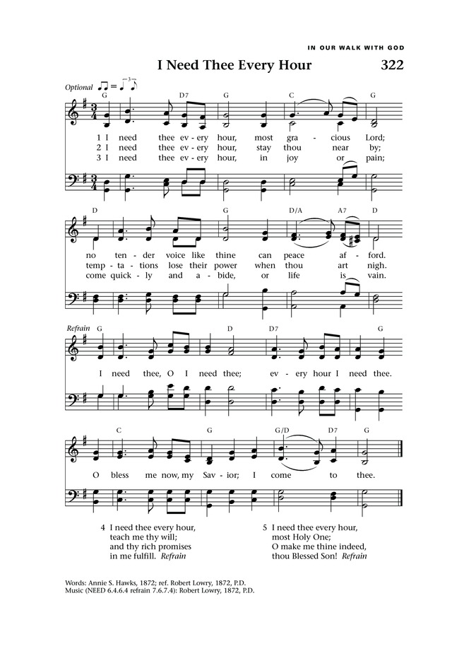 Lift Up Your Hearts: psalms, hymns, and spiritual songs page 347