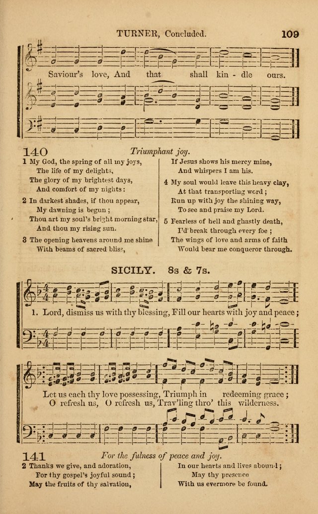 The Melodeon: a collection of hymns and tunes with original and selected music, adapted to all occiasions of social worship page 109