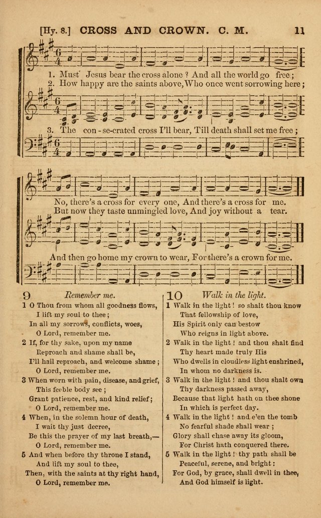 The Melodeon: a collection of hymns and tunes with original and selected music, adapted to all occiasions of social worship page 11