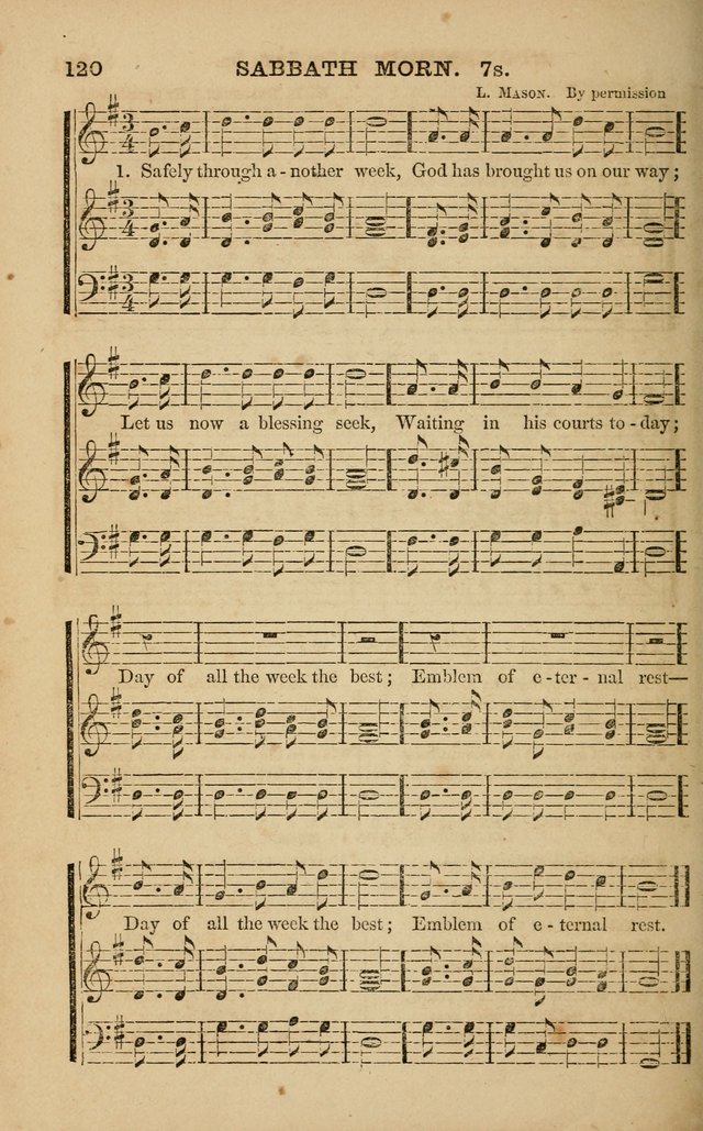 The Melodeon: a collection of hymns and tunes with original and selected music, adapted to all occiasions of social worship page 120