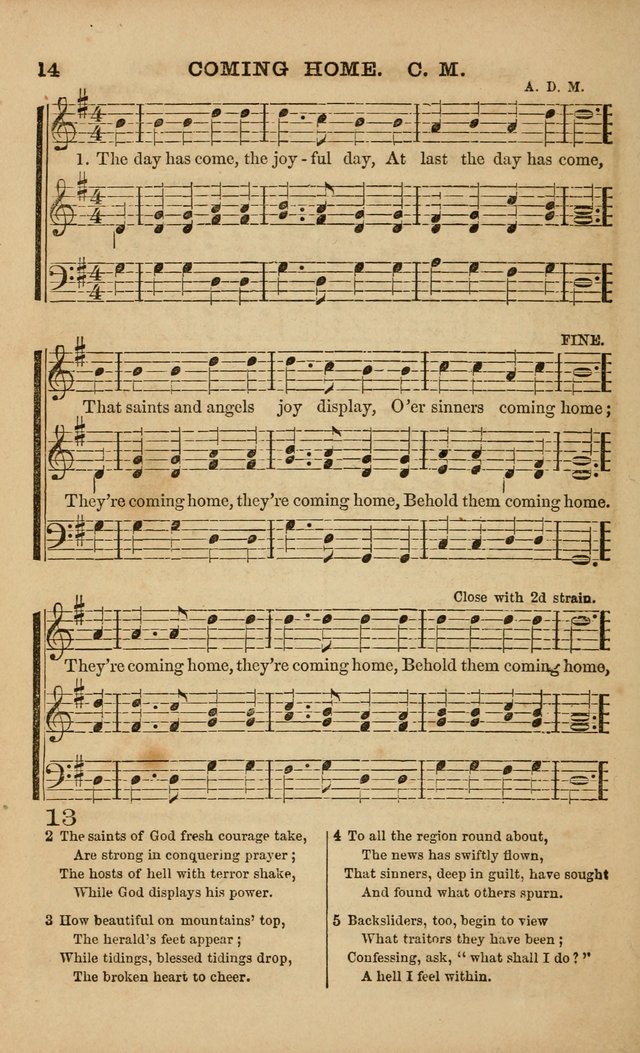 The Melodeon: a collection of hymns and tunes with original and selected music, adapted to all occiasions of social worship page 14