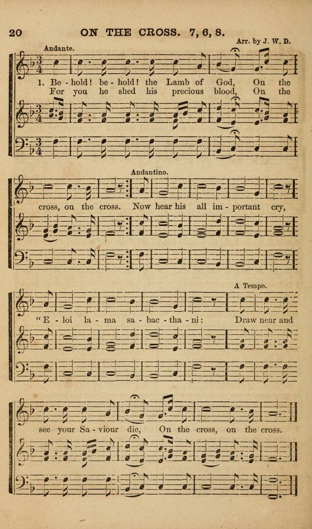 The Melodeon: a collection of hymns and tunes with original and selected music, adapted to all occiasions of social worship page 20