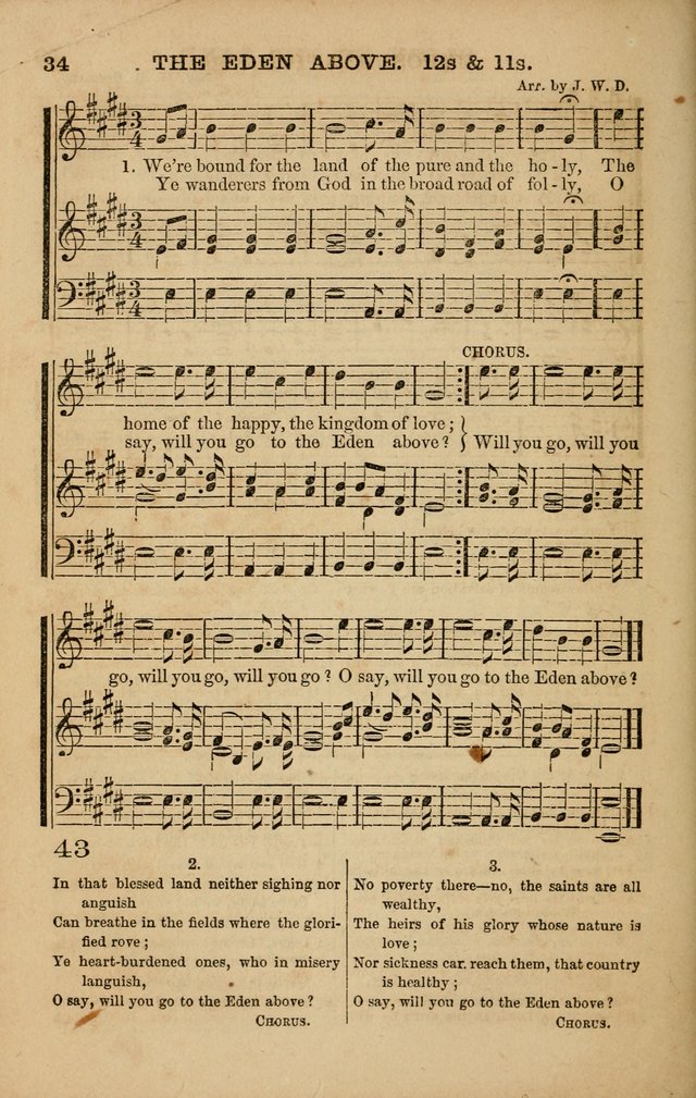 The Melodeon: a collection of hymns and tunes with original and selected music, adapted to all occiasions of social worship page 34