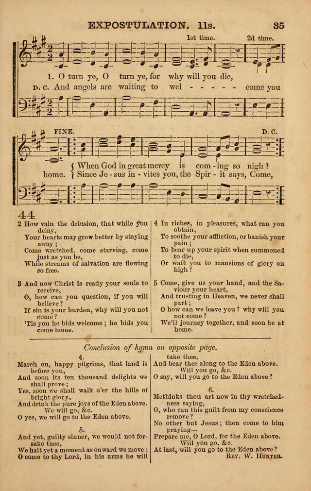 The Melodeon: a collection of hymns and tunes with original and selected music, adapted to all occiasions of social worship page 35