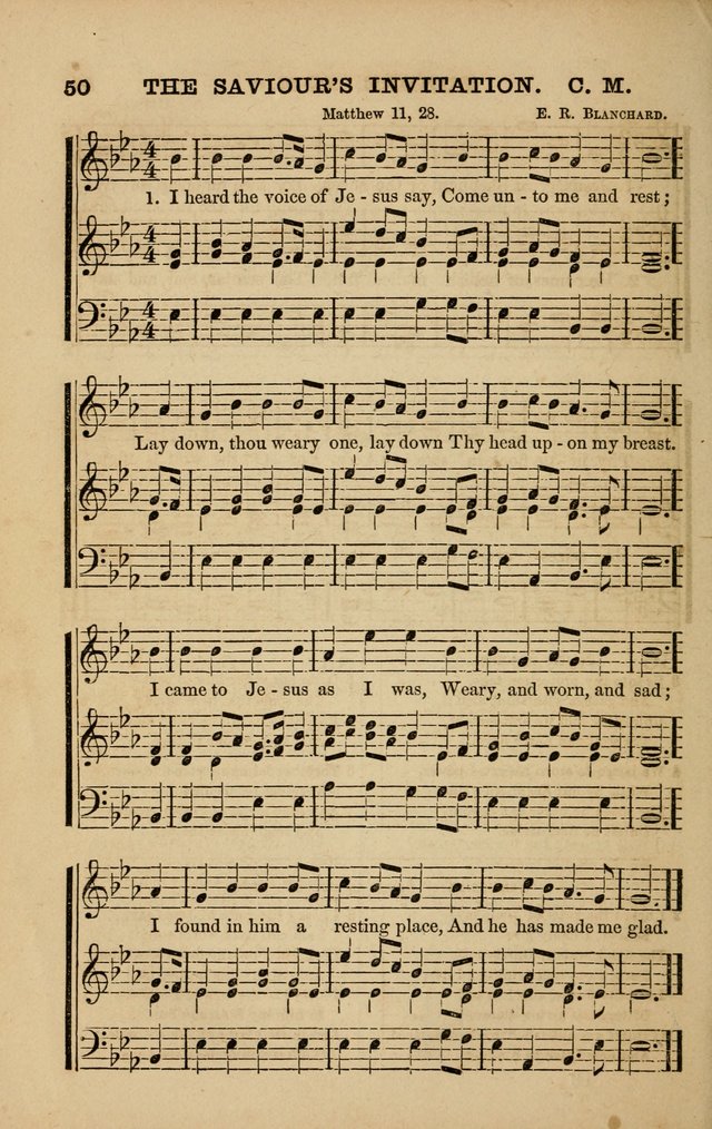 The Melodeon: a collection of hymns and tunes with original and selected music, adapted to all occiasions of social worship page 50