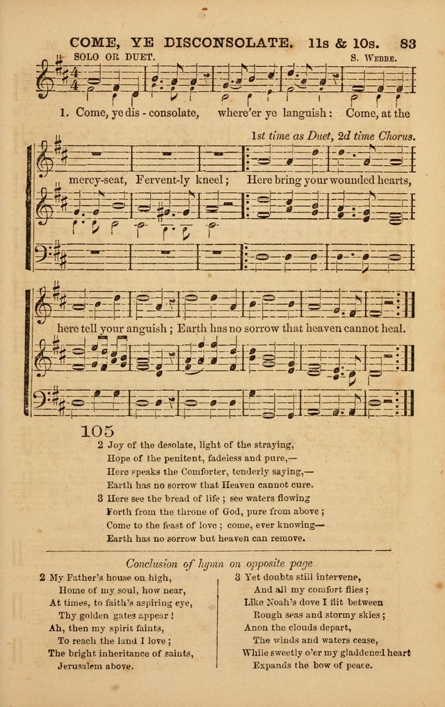 The Melodeon: a collection of hymns and tunes with original and selected music, adapted to all occiasions of social worship page 83