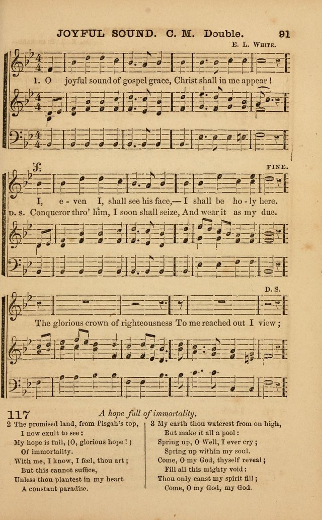 The Melodeon: a collection of hymns and tunes with original and selected music, adapted to all occiasions of social worship page 91