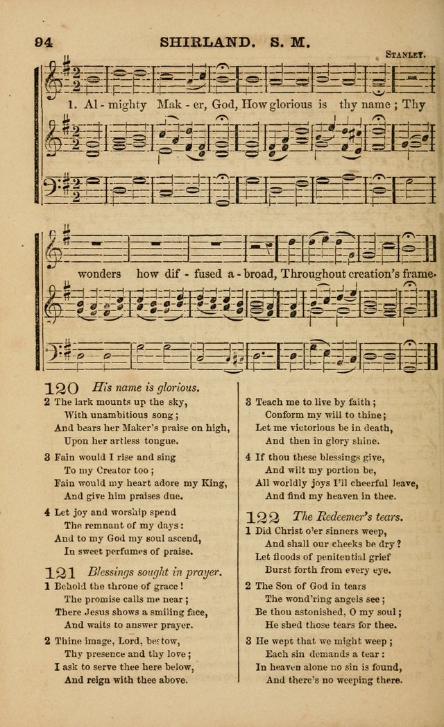 The Melodeon: a collection of hymns and tunes with original and selected music, adapted to all occiasions of social worship page 94