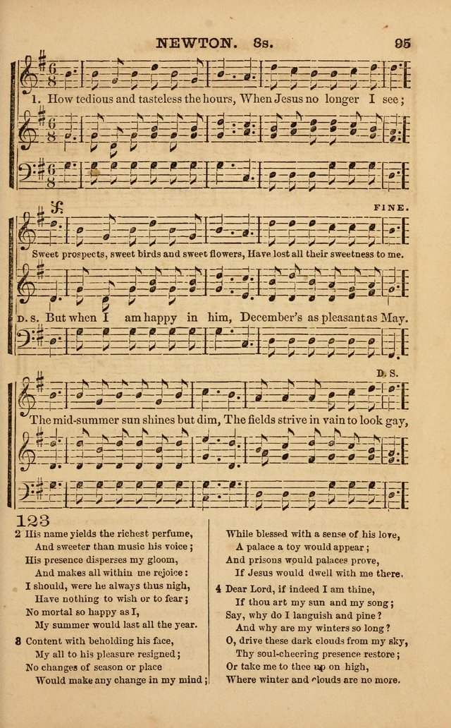 The Melodeon: a collection of hymns and tunes with original and selected music, adapted to all occiasions of social worship page 95