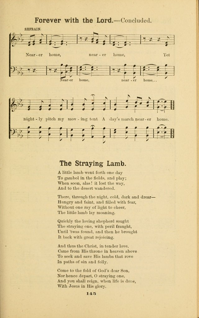 Melodies for Little People: containing also one hundred recitations for Sunday-schools, anniversary occasions, concerts, entertainments, and sociables, with songs adapted... page 145