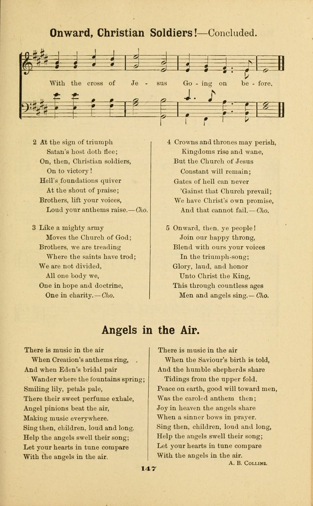 Melodies for Little People: containing also one hundred recitations for Sunday-schools, anniversary occasions, concerts, entertainments, and sociables, with songs adapted... page 147