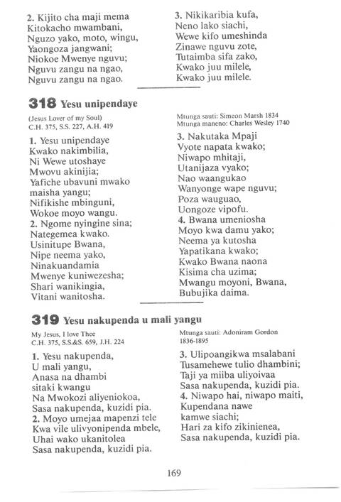 Mwimbieni Bwana: msifuni Mungu, mfalme wa mbingu na nchi! page 159