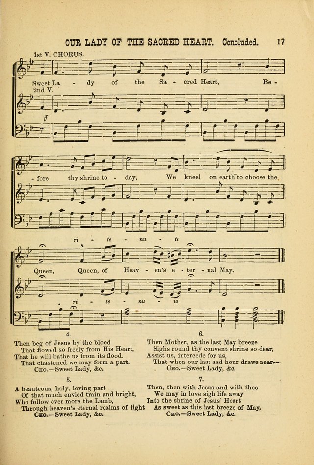 May Blossoms, a collection of hymns to the Blessed Virgin page 17