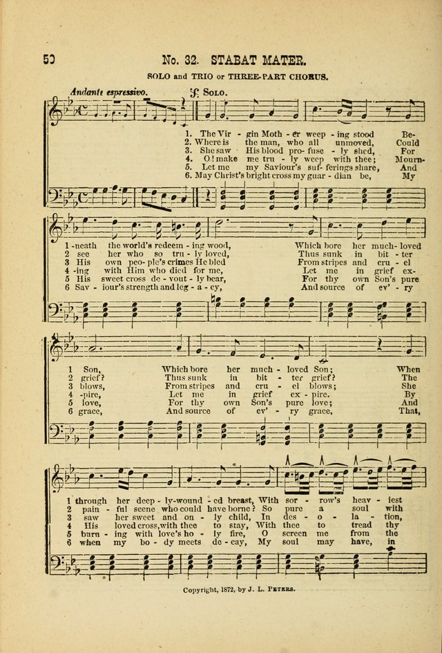 May Blossoms, a collection of hymns to the Blessed Virgin page 50