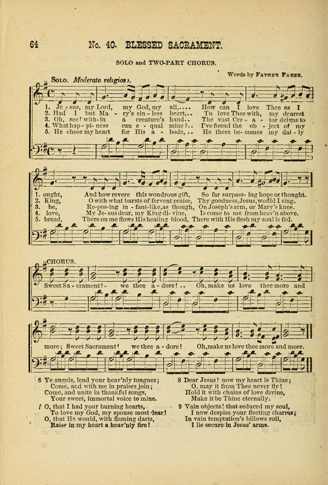 May Blossoms, a collection of hymns to the Blessed Virgin page 64