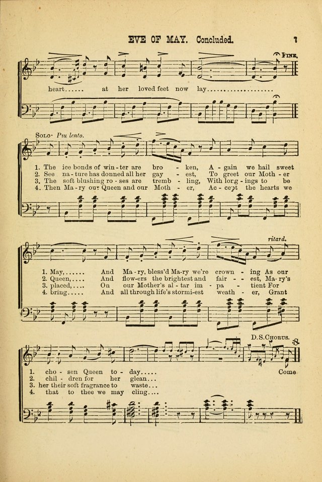 May Blossoms, a collection of hymns to the Blessed Virgin page 7