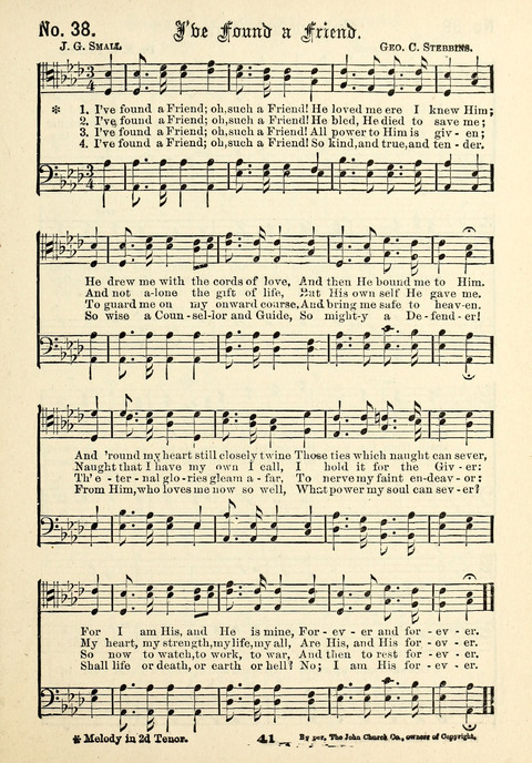 The Male Chorus No. 1: for use in gospel meetings, Christian associations and other religious services page 39