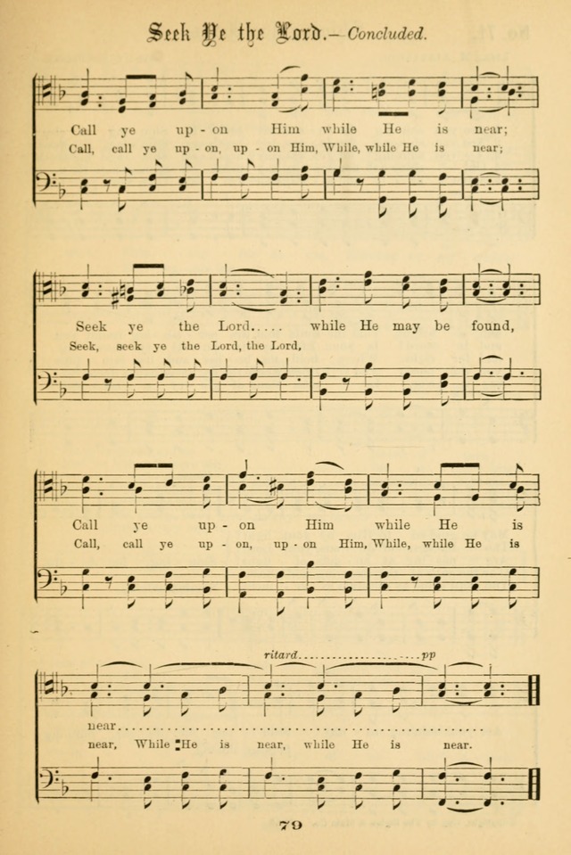 Male Chorus No. 2: for use in Christian associations, gospel meetings, and other religious services page 84