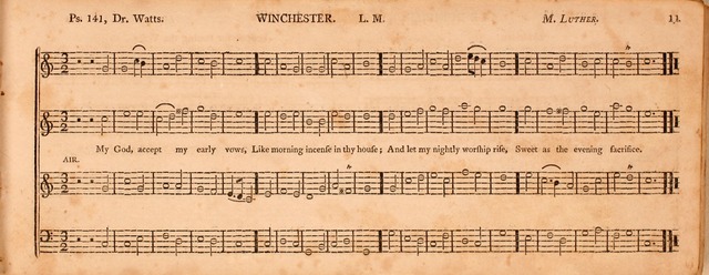 The Middlesex Collection of Church Music: or, ancient psalmody revived: containing a variety of psalm tunes, the most suitable to be used in divine service (2nd ed. rev. cor. and enl.) page 11