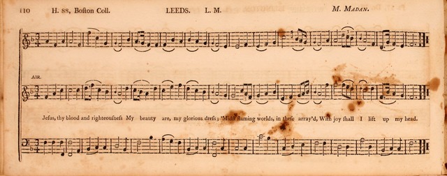 The Middlesex Collection of Church Music: or, ancient psalmody revived: containing a variety of psalm tunes, the most suitable to be used in divine service (2nd ed. rev. cor. and enl.) page 110