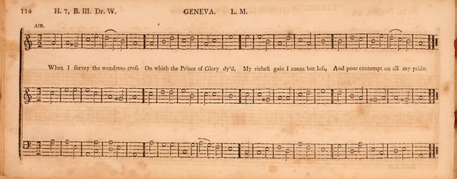 The Middlesex Collection of Church Music: or, ancient psalmody revived: containing a variety of psalm tunes, the most suitable to be used in divine service (2nd ed. rev. cor. and enl.) page 114